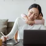 White Minimalist Creative Work From Home Tips Facebook Post