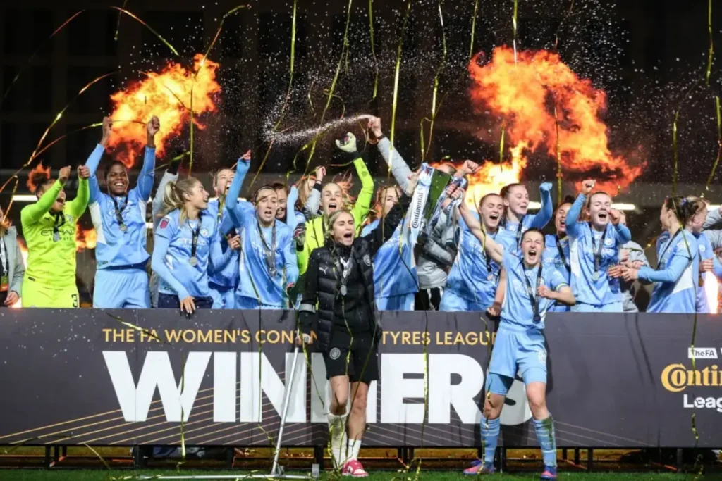 Business Lessons from Man City Women Victory Shot