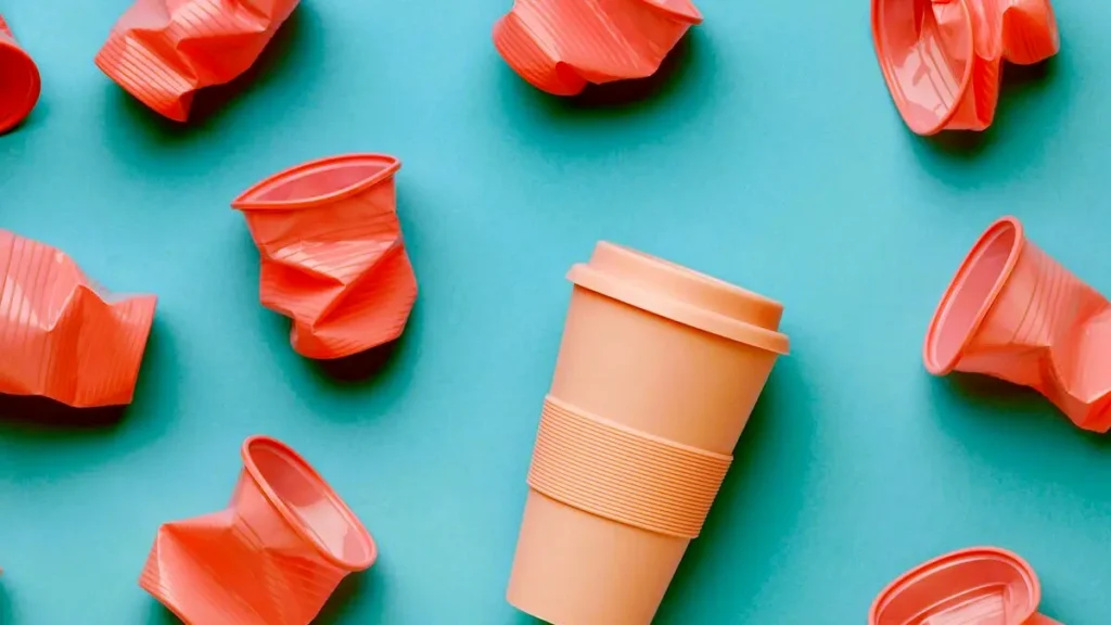 green legacy plastic cups